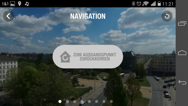 Die Funktion "Zum Ausgangspunkt zur&uuml;ckkehren" versteckt sich im Optionsmen&uuml;. (Screenshot: Golem.de)