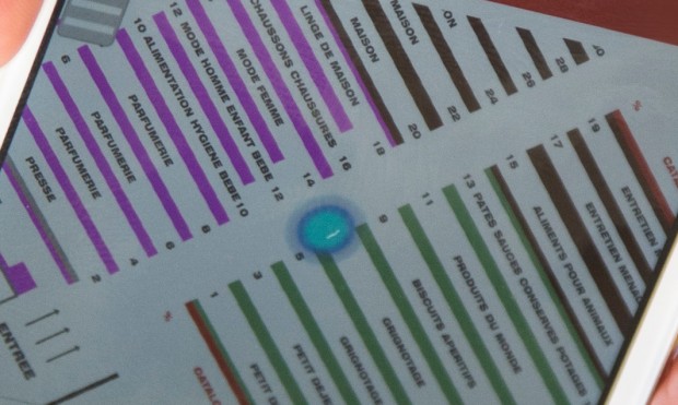 Philips LED-Indoor-Navigation im Supermarkt (Bild: Philips)