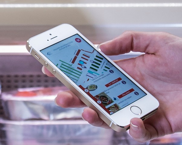 Philips LED-Indoor-Navigation im Supermarkt (Bild: Philips)