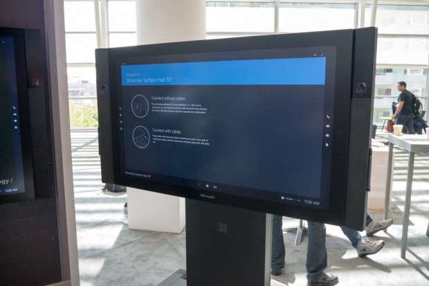 ... und 55-Zoll-Display. (Foto: Andreas Sebayang/Golem.de)