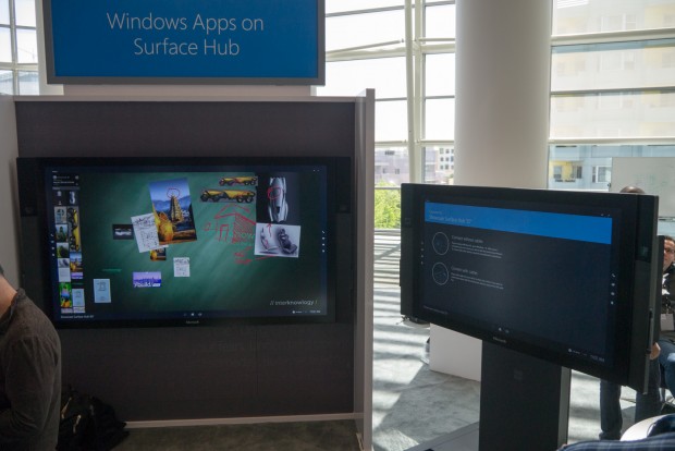 Beide Geräte wurde auf der Build 2015 einsatzbereit vorgeführt. (Foto: Andreas Sebayang/Golem.de)