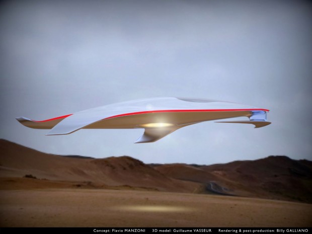 ... da seiner Ansicht nach künftig der Platz auf dem Boden knapp werde, sagt Manzoni. (Bild: Manzoni, Vasseu, Galliano)