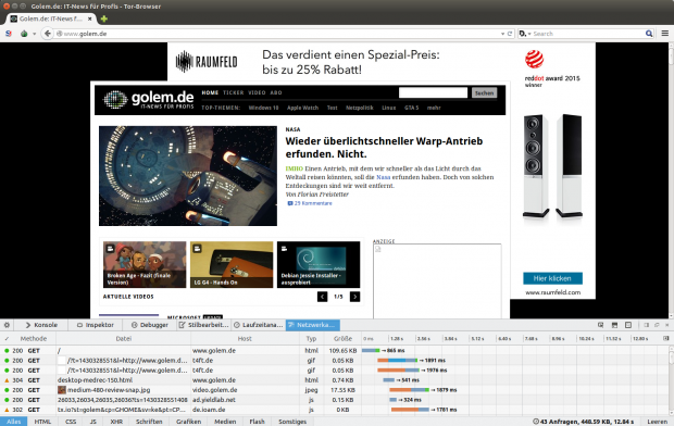 Ein Benchmark in der niedrigsten Sicherheitsstufe und ...