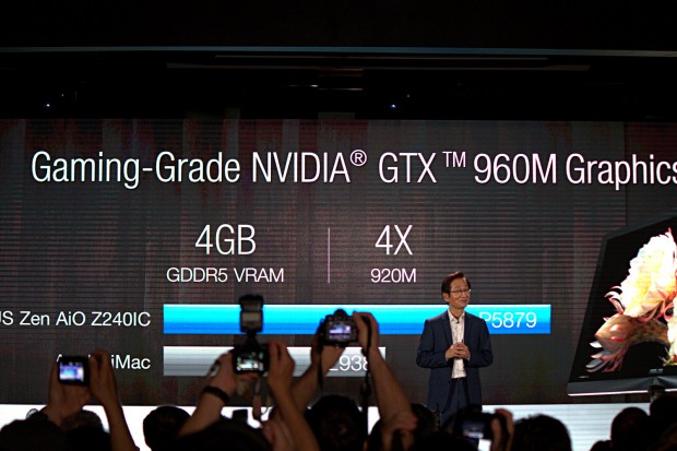 Asus stellt die Zen-All-in-One-PCs vor. (Bild: Tobias K&ouml;ltzsch/Golem.de)