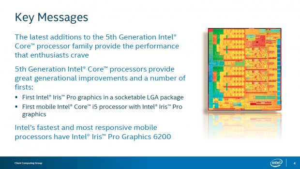 Details zu Broadwell mit Iris Pro Graphics (Bild: Intel)