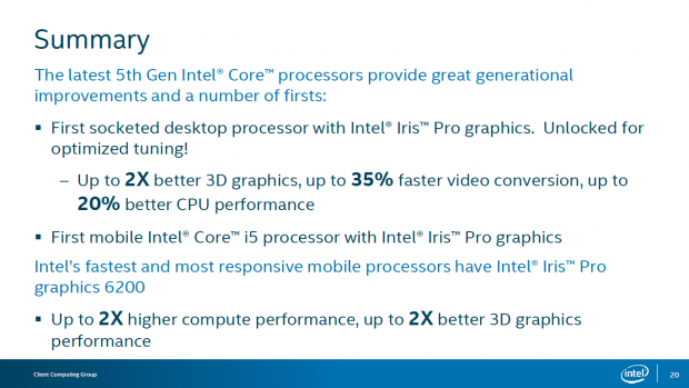 Details zu Broadwell mit Iris Pro Graphics (Bild: Intel)