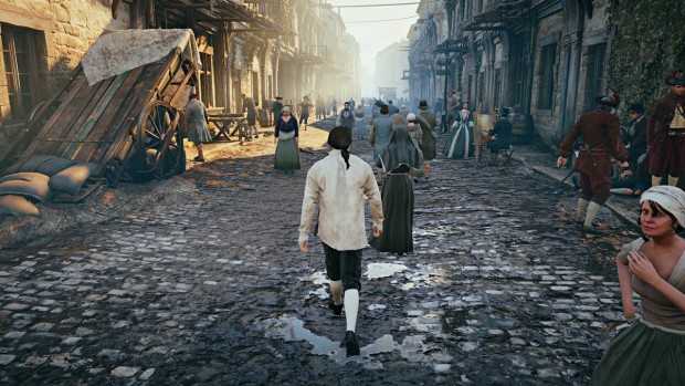 Benchmark-Szene Assassin&amp;#039;s Creed Unity (Screenshot: Golem.de)