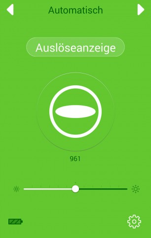 Die App dient als Fernauslöser. (Screenshot: Golem.de)