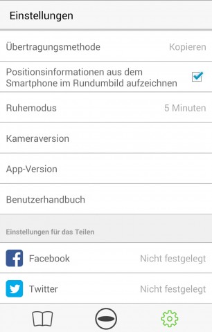 Bilder lassen sich einfach teilen.(Screenshot: Golem.de)