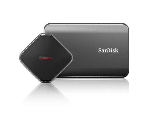 Die neuen externen SSDs Extreme 500 (l.) und 900 (r.) (Bild: Sandisk)