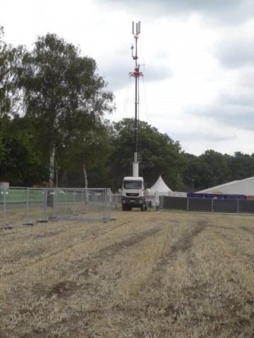 Antenne des Telekom-Trucks (Bild: Deutsche Telekom) 