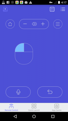 Wukong TV Remote Control - virtuelle Maus (Bild: Wukong)