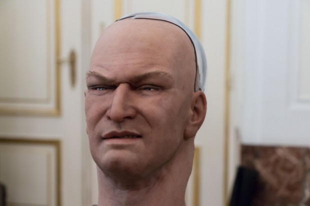 Er beherrscht gut ein Dutzend Gesichtsausdrücke, die verschieden intensiv ausfallen können. (Foto: Werner Pluta/Golem.de)