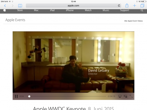 Im Video-Player kann der Bild-im-Bild-Modus aktiviert werden. (Screenshot: Golem.de)