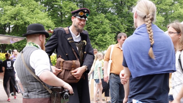 Auch Cosplayer gehören zu einer Maker Faire. (Foto: Michael Wieczorek/Golem.de)
