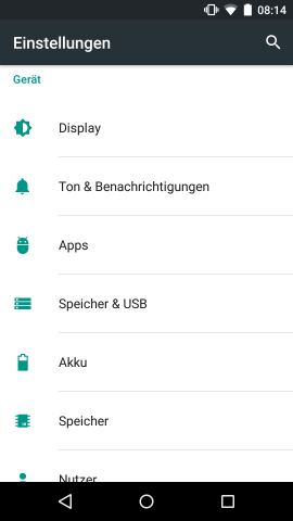 Zwei Speicher-Rubriken in den Android-Einstellungen wirken verwirrend. (Screenshot: Golem.de)