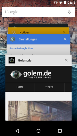 Die Task-Übersicht kann schnell unübersichtlich werden. (Screenshot: Golem.de)