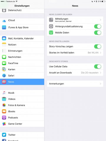 Apple News App (Bild: Apple/Screenshot: Golem.de)