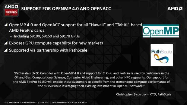 Pr&auml;sentation zur FirePro S9170 (Bild: AMD)