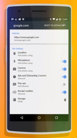 Der neue Cyanogenmod-Browser Gello (Bild: Joey Rizzoli/Screenshot: Golem.de)