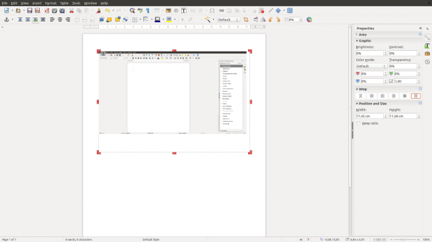 Das Zuschneiden von Bildern lässt sich jetzt einfacher per Mausklick erledigen. (Screenshot: Golem.de)