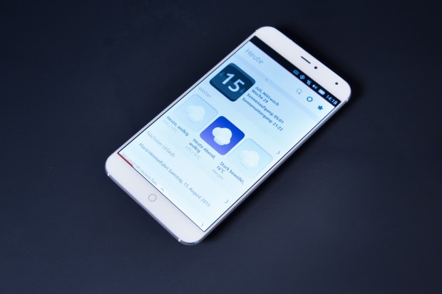 Der Heute-Scope zeigt dem Nutzer eine &Uuml;bersicht der aktuell relevanten Informationen an. (Bild: Martin Wolf/Golem.de)