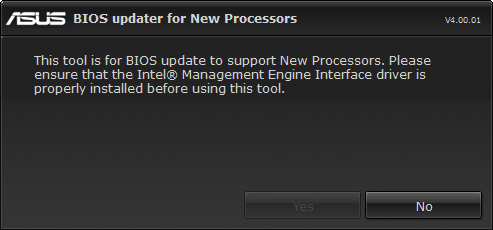 Ohne korrekt installierten Management-Engine-Interface-Treiber kein UEFI-Update (Screenshot: Golem.de)