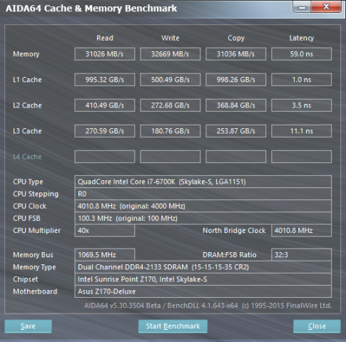 Intel hat den L2- und L3-Cache bei Skylake drastisch beschleunigt. (Screenshot: Golem.de)