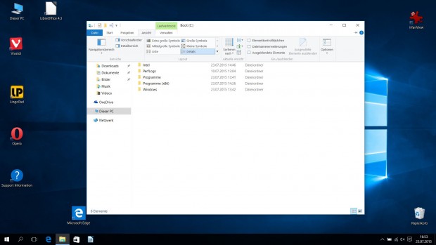 Dateieinstellungen im Ribbon-Men&uuml; (Screenshot: Golem.de)