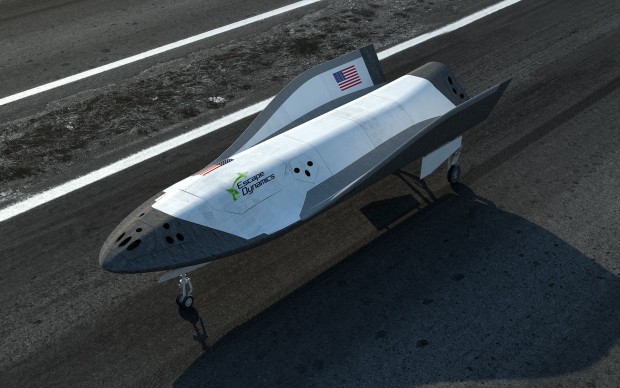 Nach der R&uuml;ckkehr zur Erde landet er auf einer Rollbahn, (Bild: Escape Dynamics)