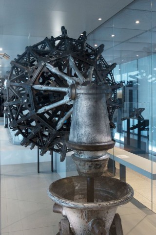 Mit einer solchen Vorrichtung machte ein Zeppelin am Landemast fest. (Foto: Werner Pluta/Golem.de)