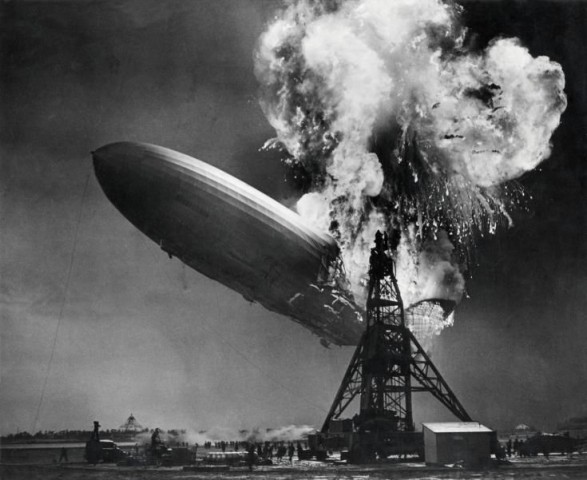 Am 6. Mai 1937 explodierte die Hindenburg bei der Landung in Lakehurst. (Foto: Nationaal Archief/Spaarnestad Photo)
