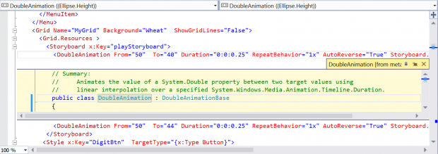 Neuerungen beim XAML-Editor (Quelle: Microsoft)