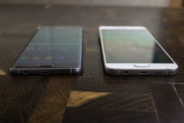 Das Galaxy S6 Edge+ und das Galaxy Note 5 im direkten Vergleich (Bild: Tobias Költzsch/Golem.de)