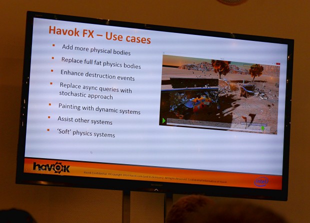 GDC-Präsentation zu Havok FX (Foto: Golem.de)
