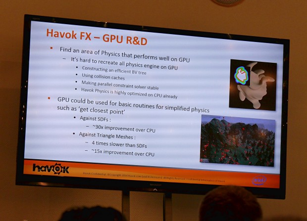 GDC-Präsentation zu Havok FX (Foto: Golem.de)