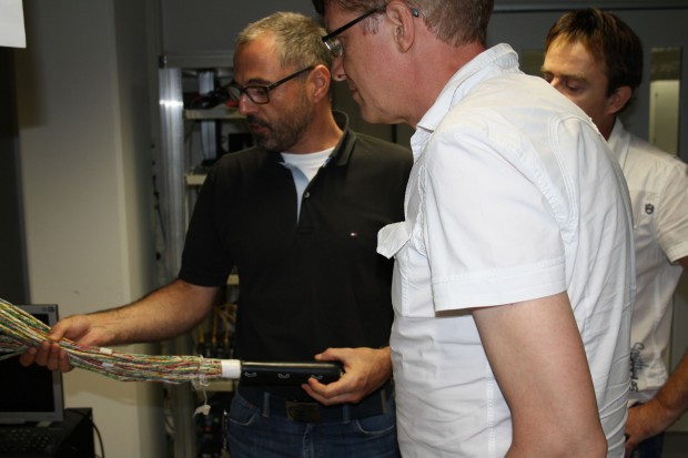 Markus Kratz, Achim Sawall, Hans-Peter Trost (v. l. n. r.) (Foto: Christoph von Schierstädt/Lantiq) 