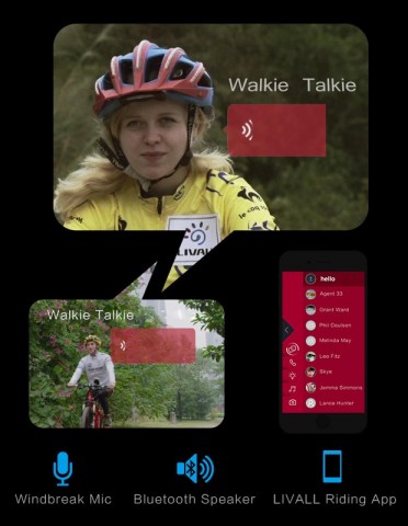 Livall-Helm (Bild: Indiegogo)