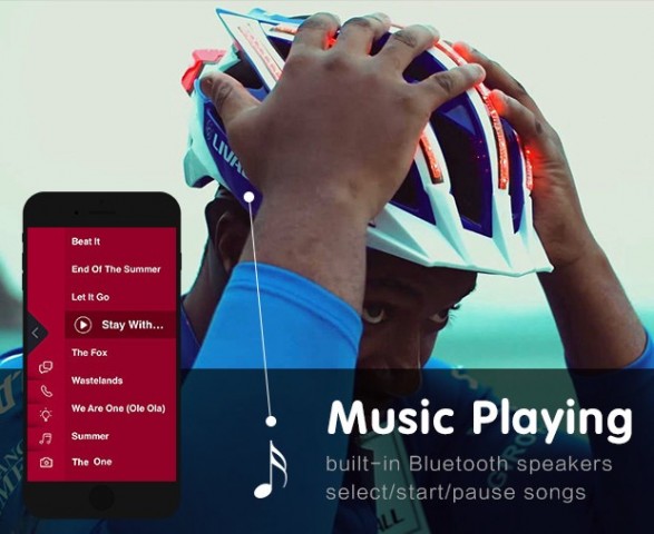 Livall-Helm mit App (Bild: Indiegogo)