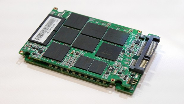 Der Prototyp einer Scalar-SSD von Novachips weist eine Kapazität von 16 TByte auf (Foto: Marc Sauter/Golem.de)