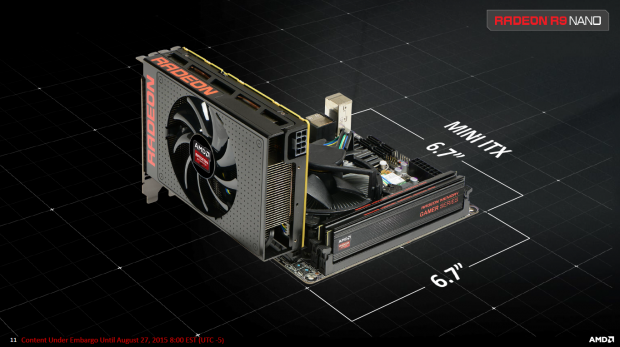 Details zur Radeon R9 Nano (Bild: AMD)