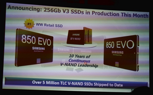 Samsung packt 256-GBit-TLC-Flash in die 850 Evo (Foto: Marc Sauter/Golem.de)