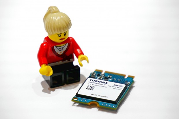 Toshibas BG1-SSD mit NVMe im M.2-2230-Formfaktor (Bild: Marc Sauter/Golem.de)