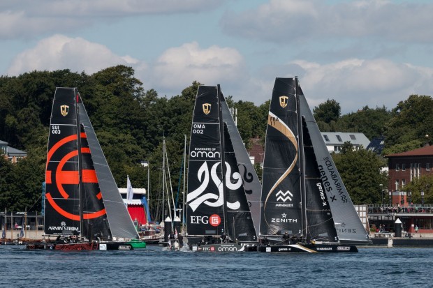 Auf der Kieler Förde wurde Ende Juli/Anfang August die dritte von fünf Regatten in dieser Klasse ausgetragen. (Foto: Werner Pluta/Golem.de)