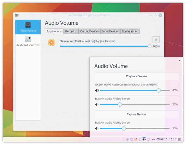 Das die neue Lautstärkeregelung (Bild: KDE - CC-BY 3.0)