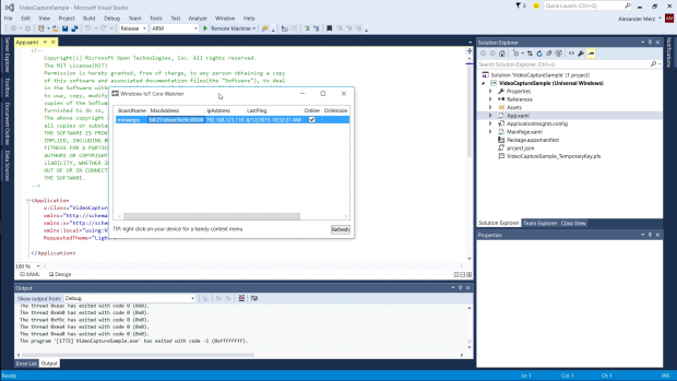 Die Administration und Programmierung erfolgt über einen Host-Rechner. (Screenshot: Alexander Merz/Golem.de)