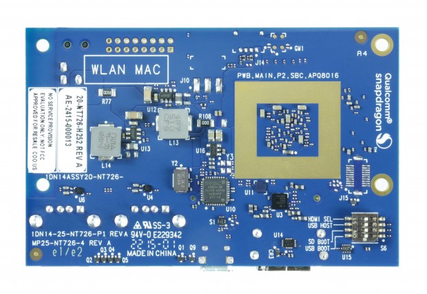 Dragonboard - Rückseite (Bild: Arrow)