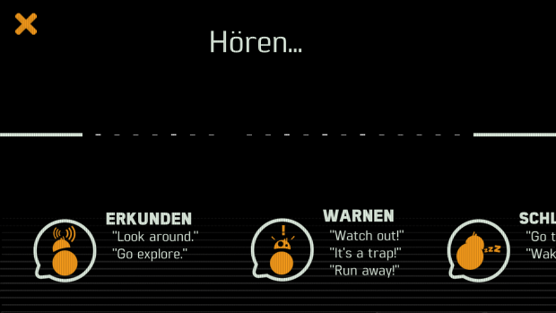 Die &Uuml;bersicht der von BB-8 verstandenen Sprachbefehle (Screenshot: Golem.de)