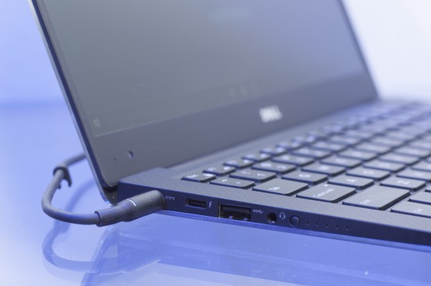 Das Dell XPS 13 mit USB-Typ-C-Anschluss (Bild: Andreas Sebayang/Golem.de)