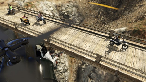 Freemode Event im Onlinemodus von GTA 5 (Bild: Rockstar Games)